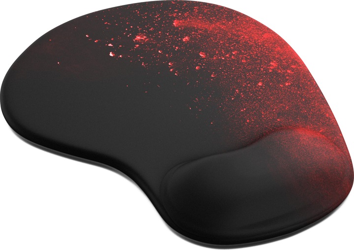 Produktbild Titanwolf Gaming Mauspad mit ergonomischer Handgelenkauflage, Office Mausmatte mit Gelpolster, Blood