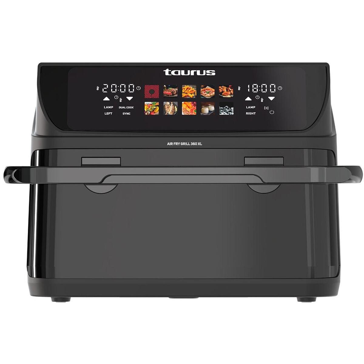 Taurus Heissluftfritteuse 973004000, Friggitrice, Nero