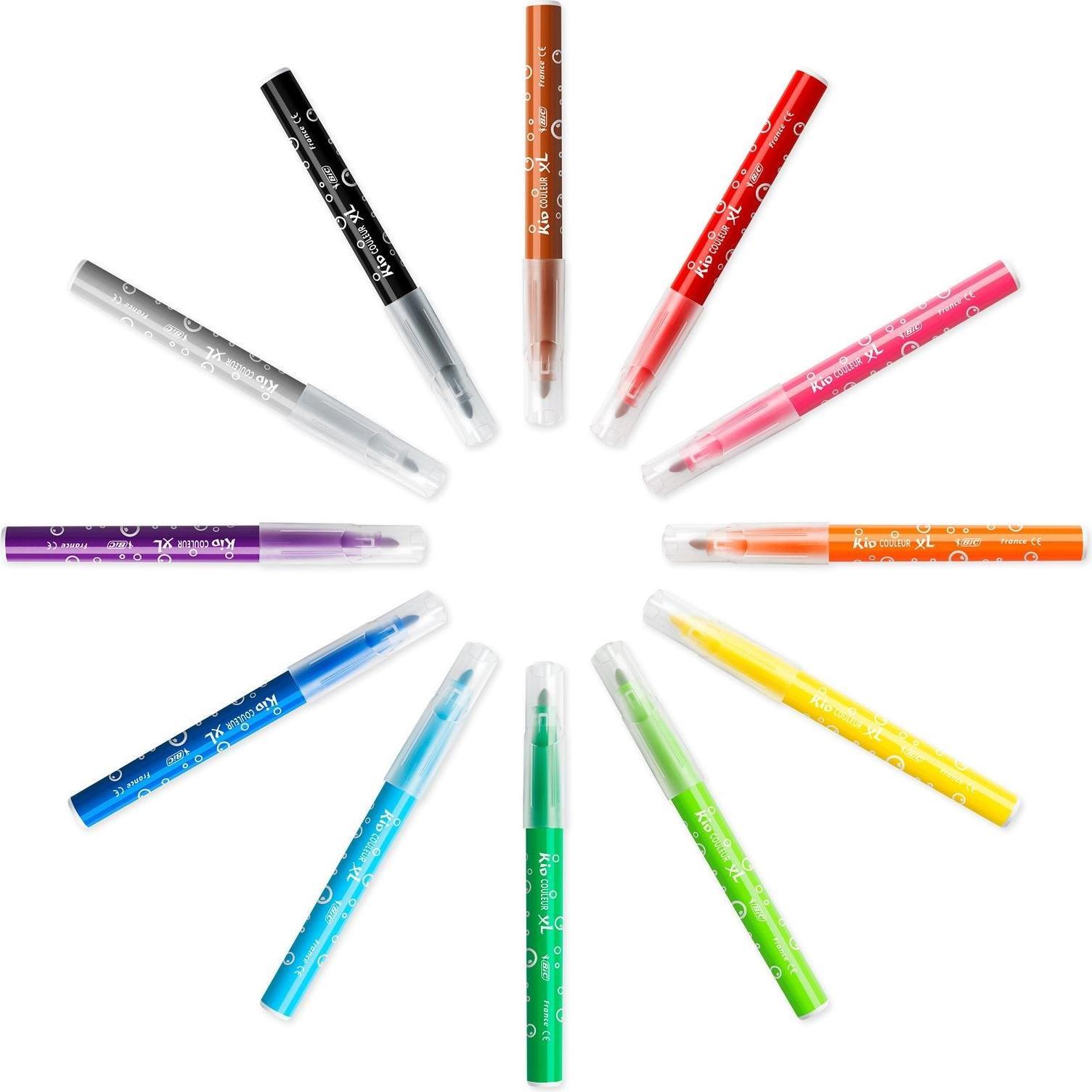 Thumbnail - Bic Kids, Malstifte, Fasermalstifte (Mehrfarbig, 12 x)