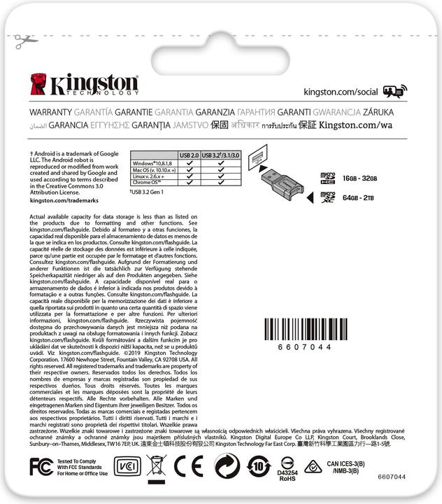 Produktbild Kingston Canvas React Plus (128 GB, microSDXC, U3, UHS-II)