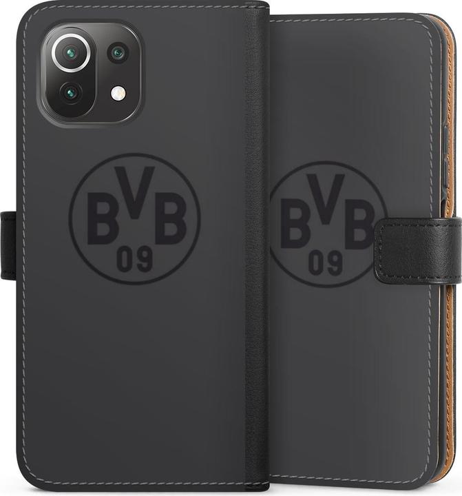 Produktbild DeinDesign Tasche für Xiaomi Mi 11 Lite Handy Flip Case Wallet Cover Handytasche Leder BVB Borussia Dortmund (Xiaomi Mi 11 Lite)