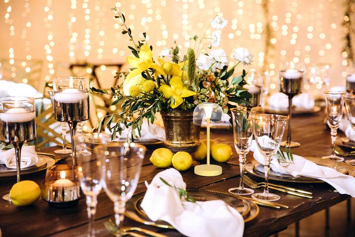 Immagine prodotto Näve Akku- Tischleuchte GOMBA gelb 2er Set