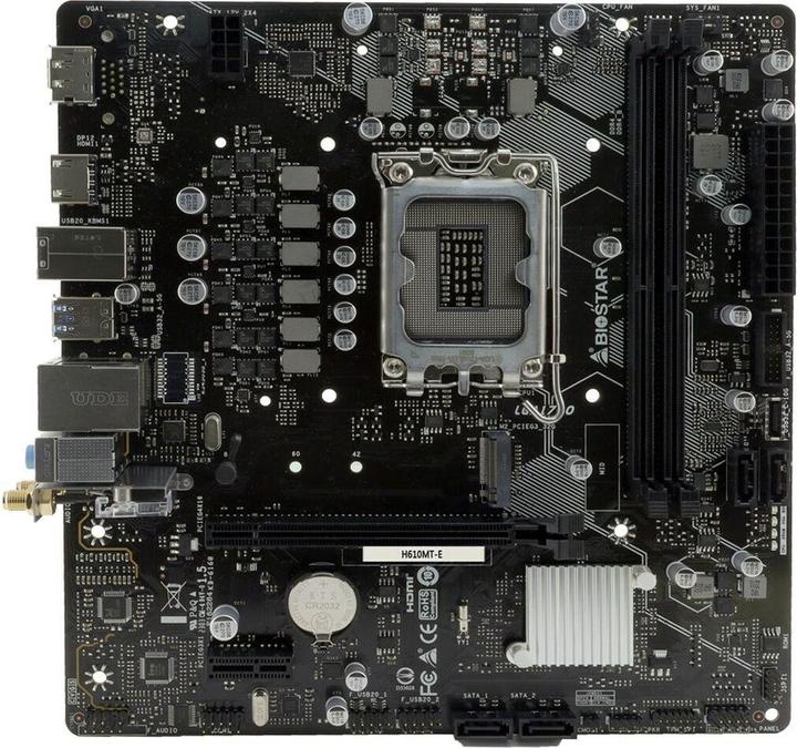 Immagine prodotto Biostar H610MTE (LGA 1700, Intel H610, mATX)