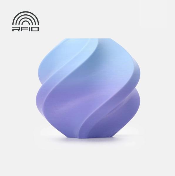 Produktbild Bambu Lab Filament PLA Gradient Blueberry Bubblegum 1kg (PLA, 1.75 mm, 1000 g, Blau)