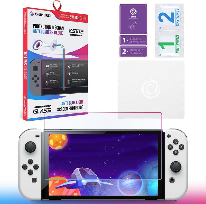 Produktbild Oniverse ONISPAB-SWIOLED Spielkonsolenteil/-zubehör Displayschutz (Switch OLED)