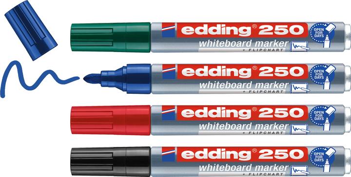 Produktbild Edding 250 (Mehrfarbig, 3 mm, 4 x)