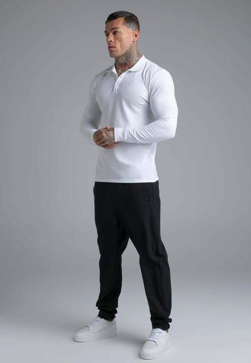 Produktbild Siksilk Langarmpolo Button (L)