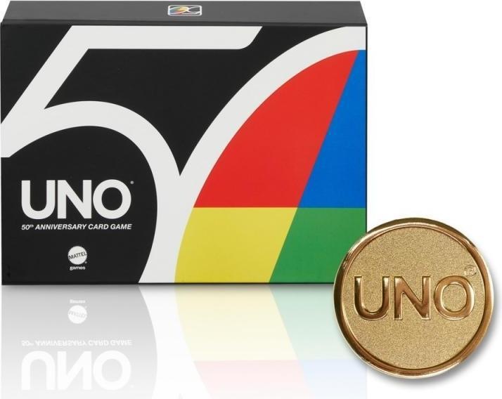 Image du produit Mattel Games ONU 50e prime (Allemand, Anglais, Français, Italien, Espagnol)