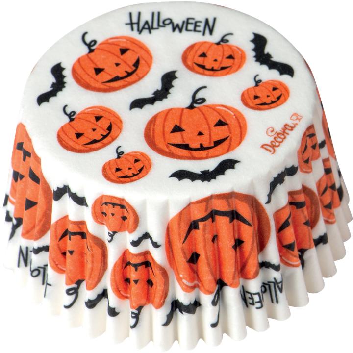 Image du produit Decora Mini moule à muffins Halloween ø 5 cm, Blanc, 36 pièces (5 cm)