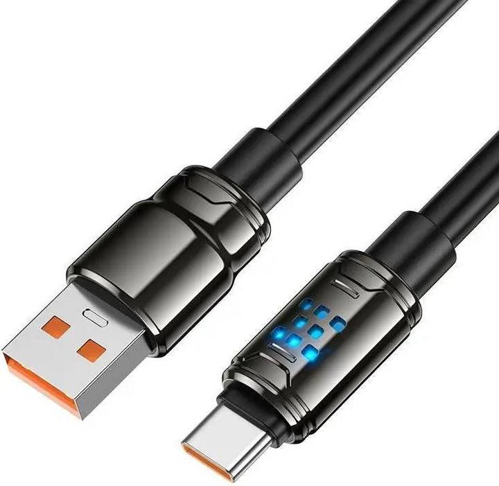 Produktbild Hoco - U143 USB-C Kabel 1.2m fast charging data cable, Schwarz (1.20 m)