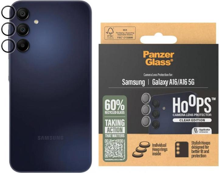 Actual product image PanzerGlass Hoops Camera Lens Protector (1 Piece, Samsung Galaxy A16 5G, Samsung Galaxy A16)