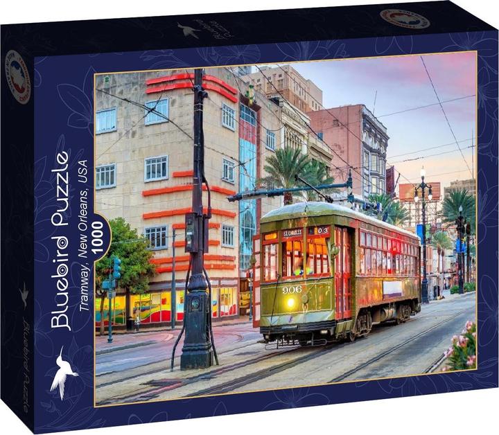 Bluebird Puzzle 1000 pieces Tramway, New Orleans, USA (1000 Teile)
