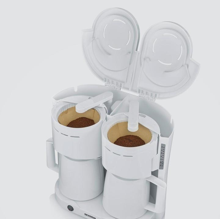 Immagine prodotto Severin KA 9314 Caffettiera bianca Capacità tazze=16 Brocca isolata