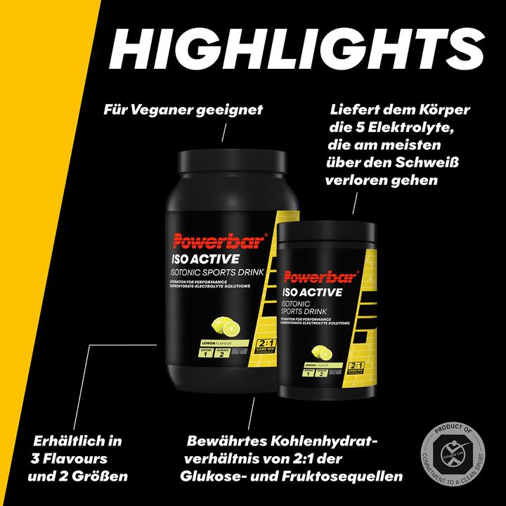 Actual product image Powerbar Isoactive (Lemon, 1 x)
