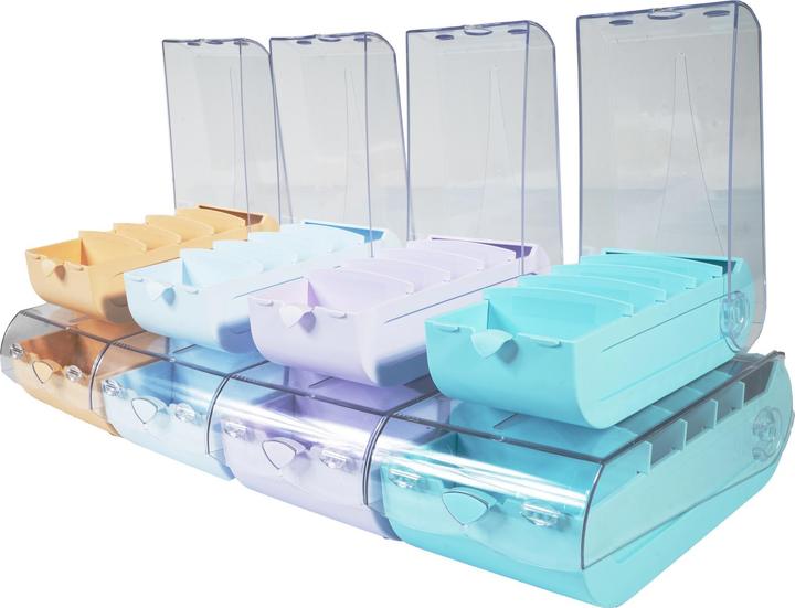 Actual product image Exacompta Card index box hinged lid (A8)