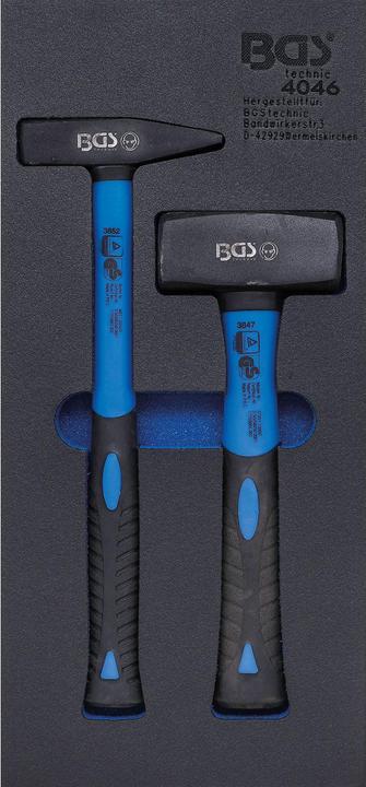 Actual product image BGS Tool Tray 1/3: Stoning and Machinist's Hammer Set 2 pcs. (1770 g)