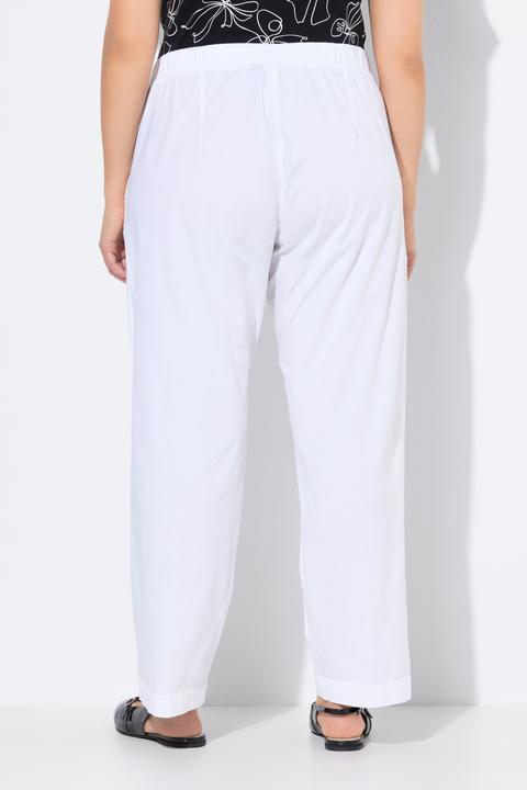 Produktbild Ulla Popken 7/8-Chinohose Ruby, Elastikbund, weites, gerades Bein (62)