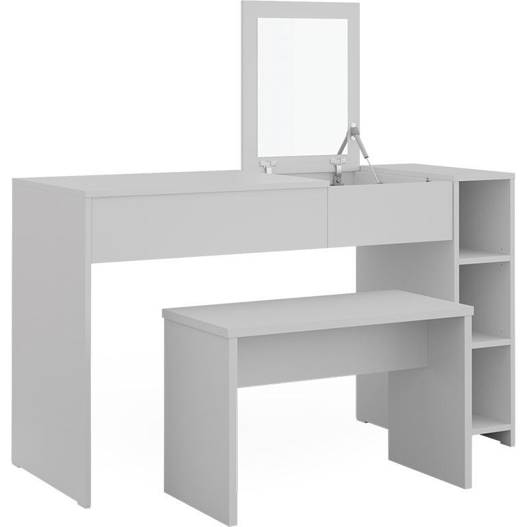 Vicco, Schminktisch, Kira mit Hocker