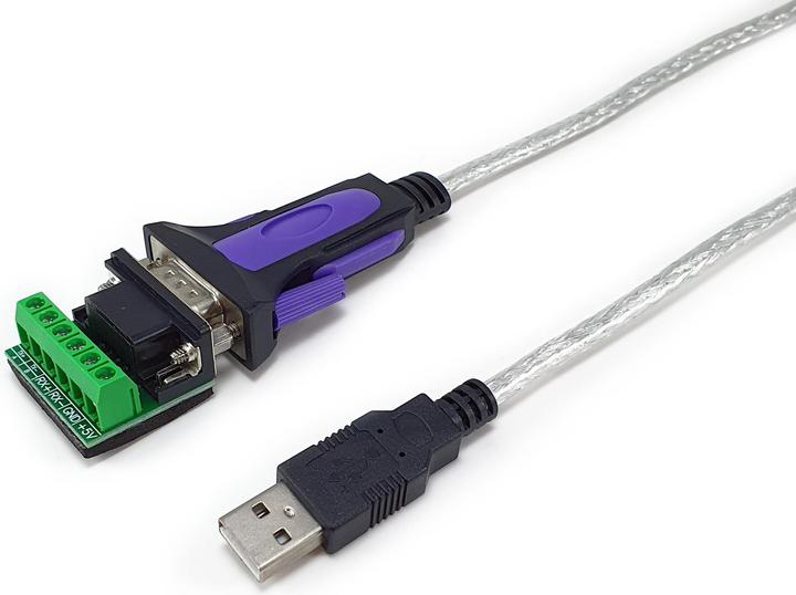Productafbeelding equip Adapter USB-A -> Serieel RS422/RS485 St/St FT232Rsw (1.50 m)