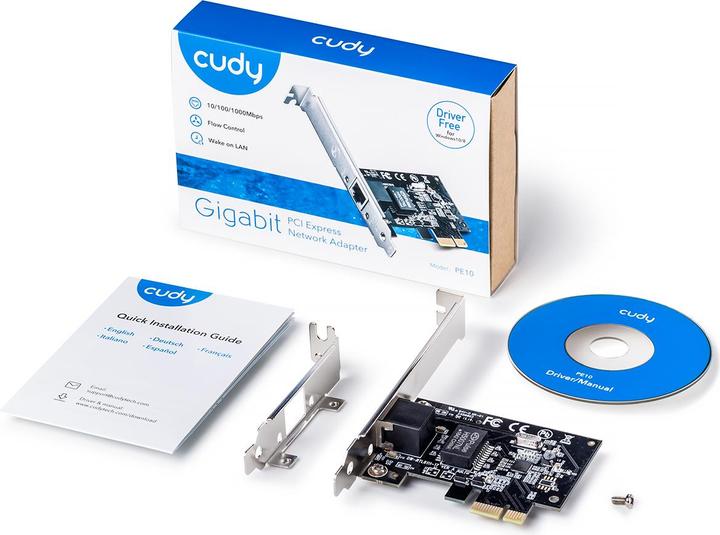 Immagine prodotto Cudy Scheda di rete PE10 Ethernet interna (Mini PCI Express)