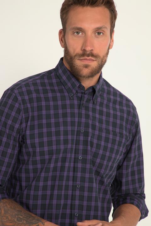 Actual product image JP1880 Karohemd, Langarm, Buttondown-Kragen, Modern Fit (3XL)