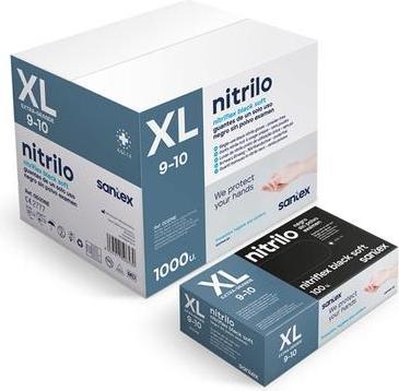 Actual product image Green Stuff World Gants en Nitrile Noir - XL