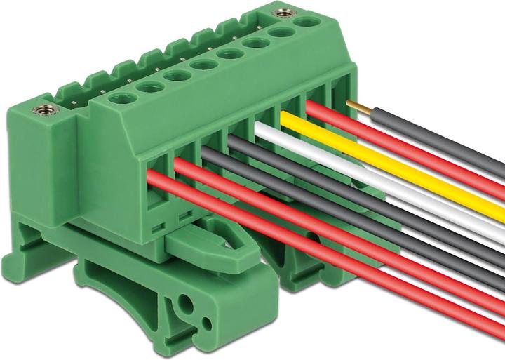 Image du produit Delock Jeu de borniers pour rails à chapeau (Kit de montage en rack)