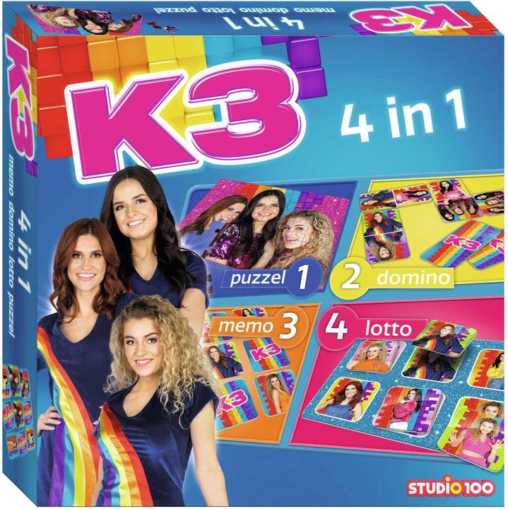 Actual product image K3 4-in-1 Game Box