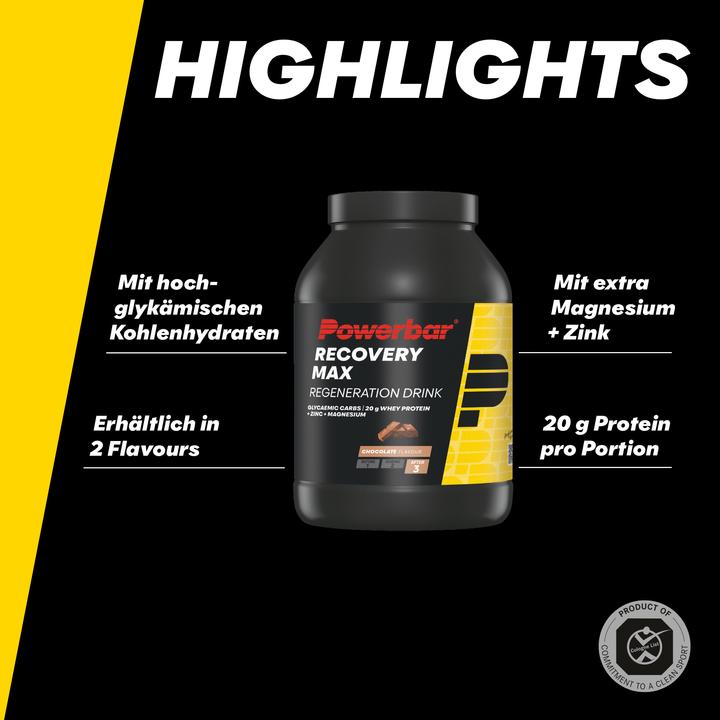 Produktbild Powerbar Recovery Max (Chocolate Champion, 1 Stk., 1290 g)