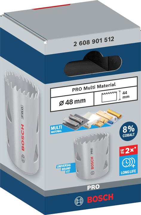 Actual product image Bosch Professional Zubehör PRO Multi material hole saw, 48 mm, with thread (125 mm)