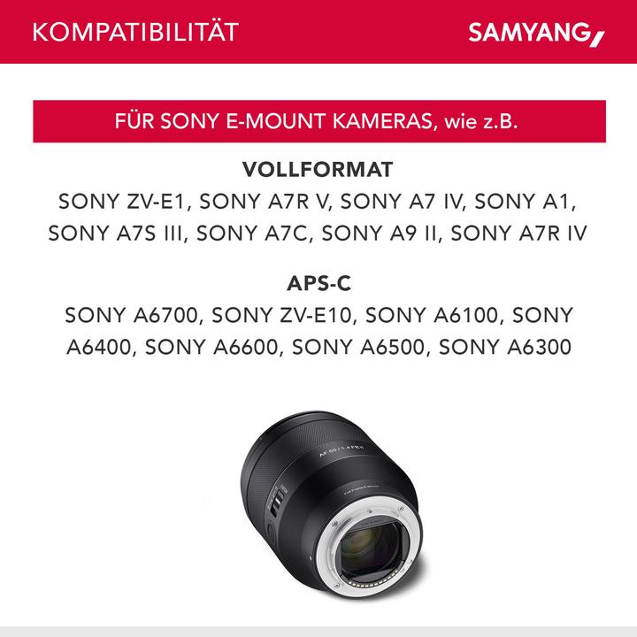 Produktbild Wiltec Samyang (Sony E, Vollformat)