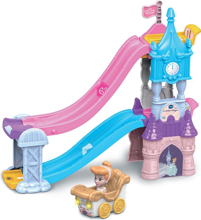 VTech Tut Tut Bolides Disney Princesses - Château-toboggan enchanté (+Le carrosse mariage enchanté de Cen