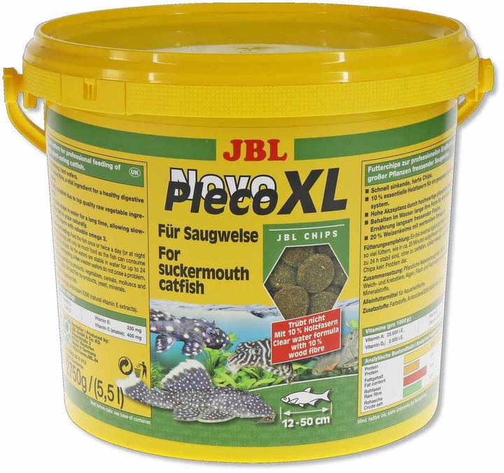 Actual product image JBL Aquaristik und Terraristik ProNovo PLECO WAFER XL 5,5l (Catfish, 5500 ml)
