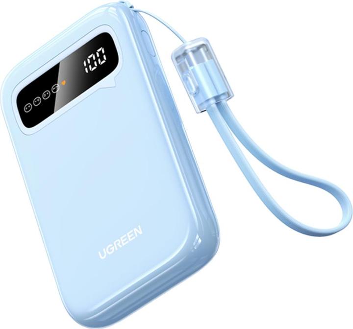 Actual product image Ugreen - Power Bank PB522 (45423) - 10000mAh, 20W, Digital Display - Blue (10000 mAh, 20 W)
