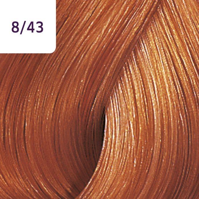 Produktbild Wella Color Touch Vibrant Reds - 8/43 (8/43 Hellblond Rot-Gold)
