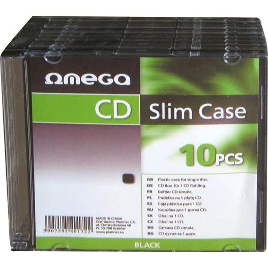 Omega SLOB10 (CDs), CD- & Schallplatten Aufbewahrung, Schwarz