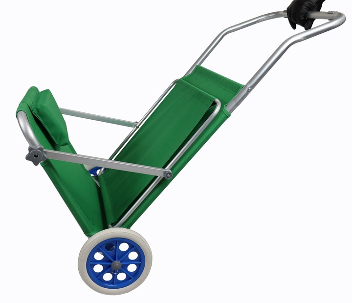 Productafbeelding VCM Ligstoel met wieltjes en zonnekap (165 cm)