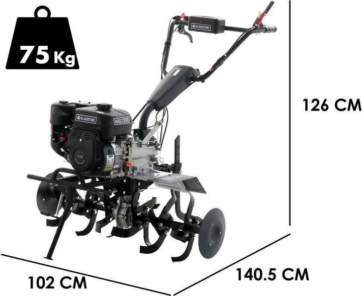 Produktbild Blackstone Motorhacke mit Benzinmotor von 212 ccm