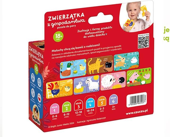 Produktbild Czuczu Puzzle für Paare - Nutztiere (2 Teile)