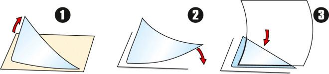 Produktbild CORNER-POCKETS - Dreieck-Taschen (75 x 75 mm, 12x)