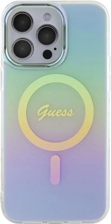 Immagine prodotto Guess GUHMP15XHITSQ Custodia rigida per iPhone 15 Pro Max turkusowy/turchese IML Iridescente MagSafe (Apple iPhone 15 Pro Max)