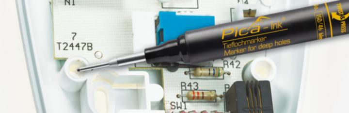 Immagine prodotto Pica Marcatore per fori profondi (Nero, 1.50 mm, 1 x)