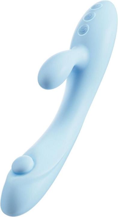 Produktbild Blush Play with Me - Moondust Magic 8 Inch G Spot Clitoral Rabbit Vibrator - 10 Vibration Modes - Co