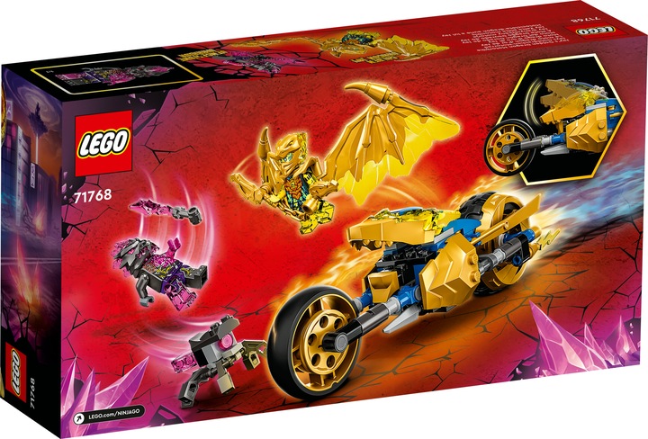 Produktbild LEGO Jays Golddrachen-Motorrad (71768, LEGO Ninjago)