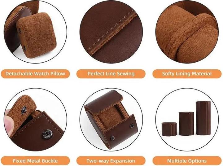 Produktbild PhoneLook Luxuriöse und hochwertige Uhren Aufbewahrungs Box und weichem Uhrenkissen 1 Uhr