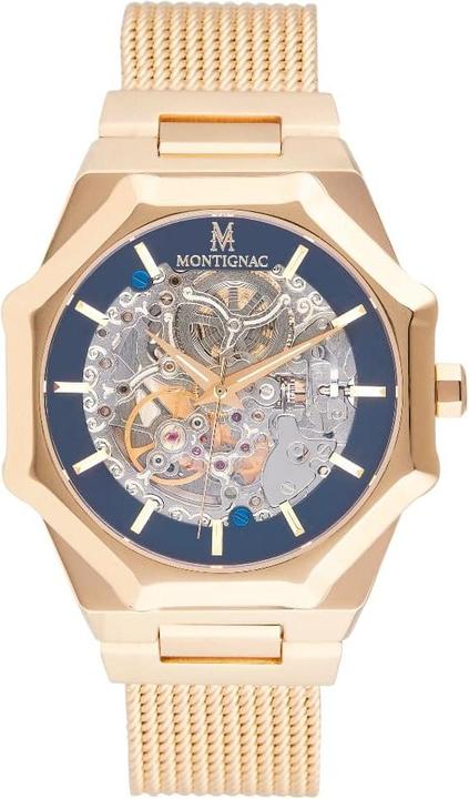 Produktbild Montignac Automatische Uhr Octagon (Skeleton-Uhr, 42 mm)