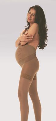 Immagine prodotto Solidea Collant di sostegno per donne incinte Wonder Model Maman 140 Den sheer 18/21mmHg nero (140 DEN, S, M, L)