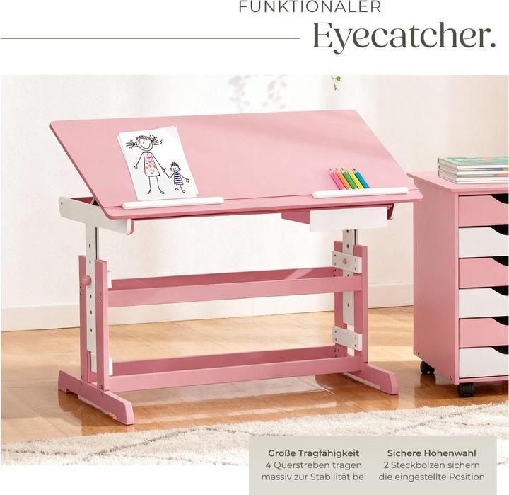 Produktbild tectake Schreibtisch (109 x 55 x 94 cm)