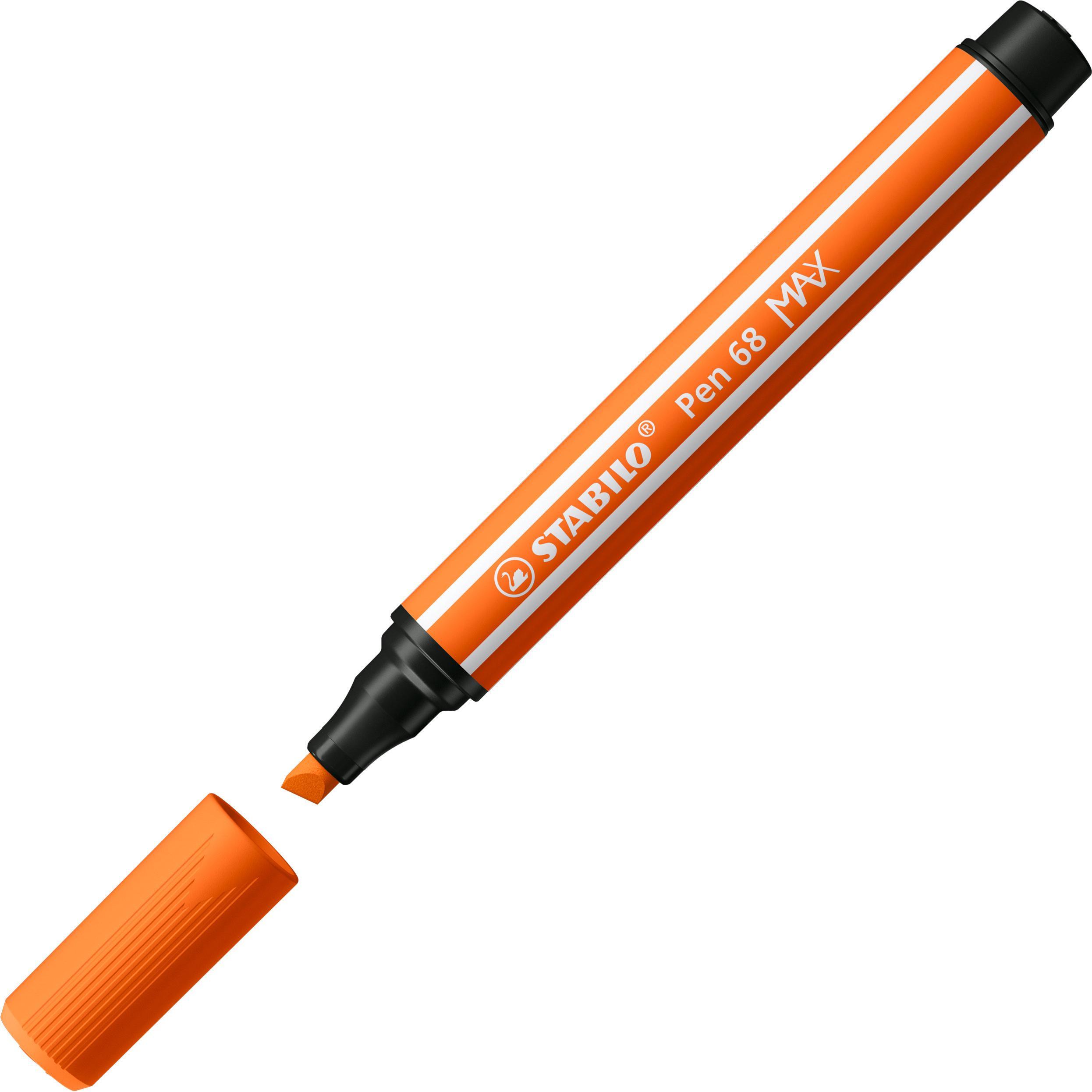 STABILO, Malstifte, Pen 68 Max Gelbrot (Gelbrot, 1 x)