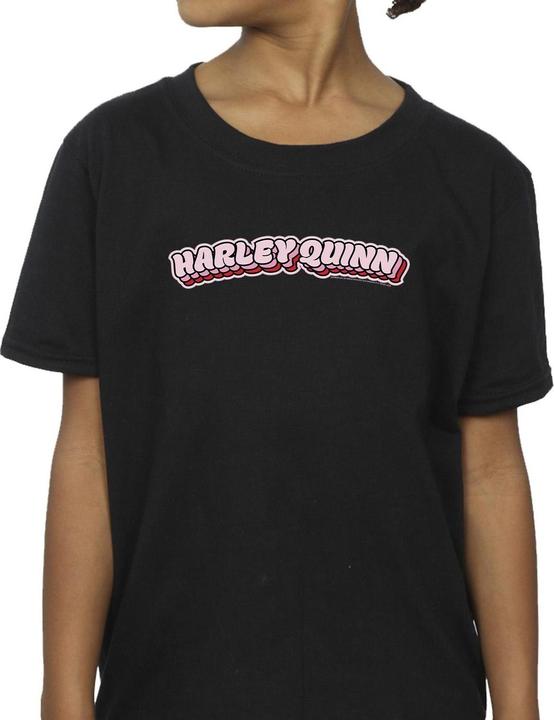 Produktbild Batman Harley Quinn Logo TShirt Mädchen (140, 146)